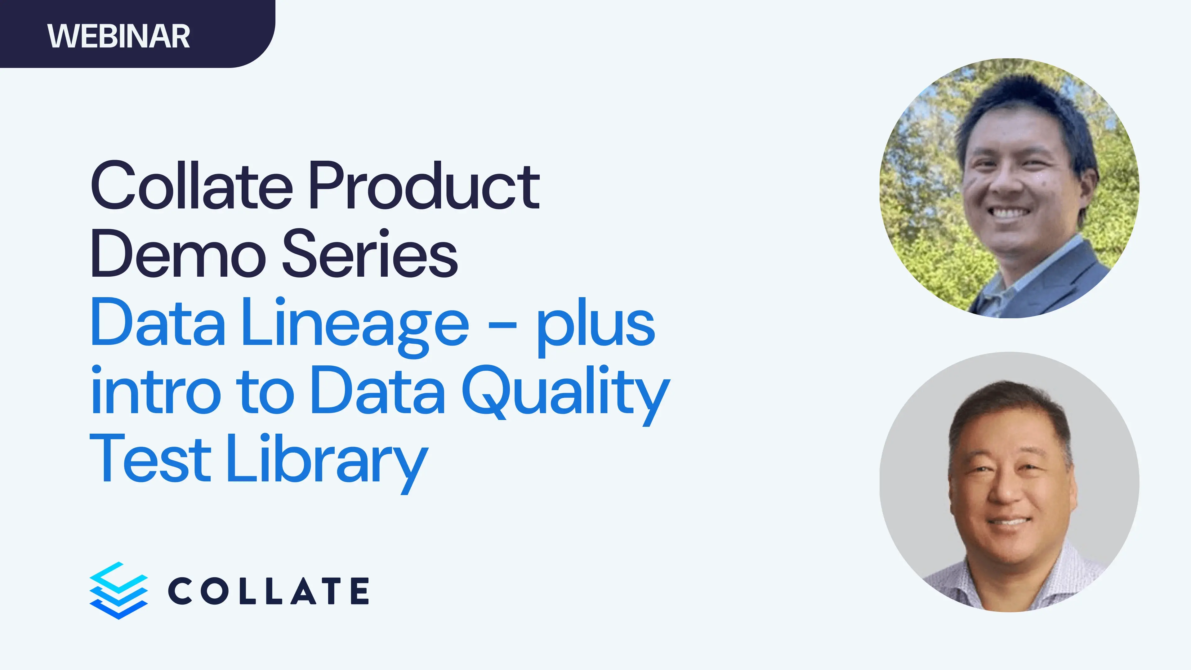 Collate Product Demo Series: Data Lineage - plus intro to Data Quality Test Library